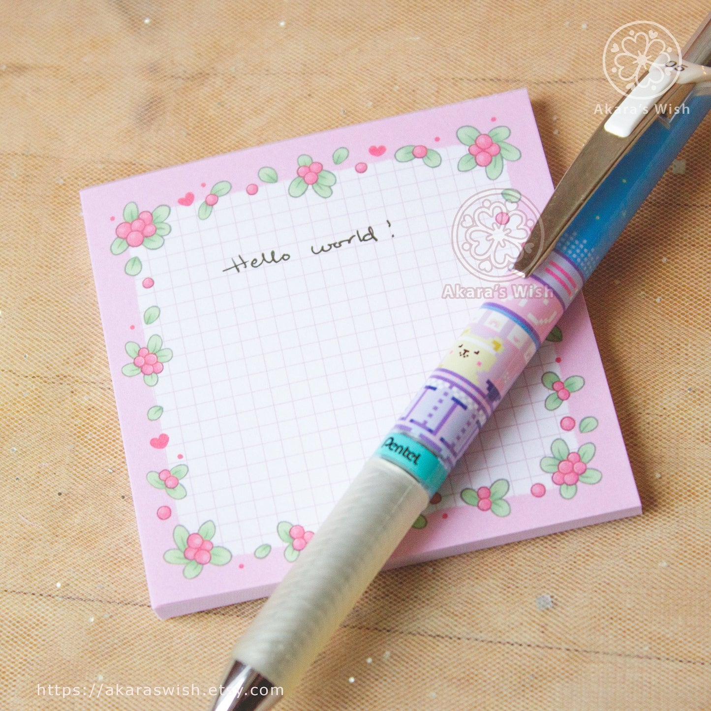 Lingonberry Memo Pad