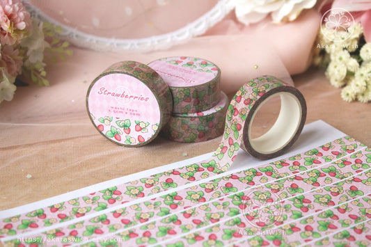 Strawberries Washi Tape