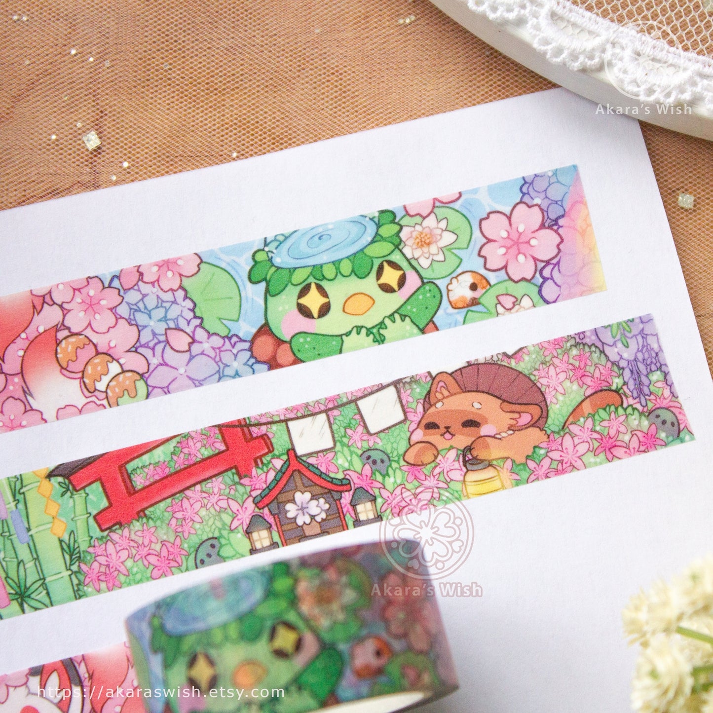 Yokai Cats 20mm Washi Tape