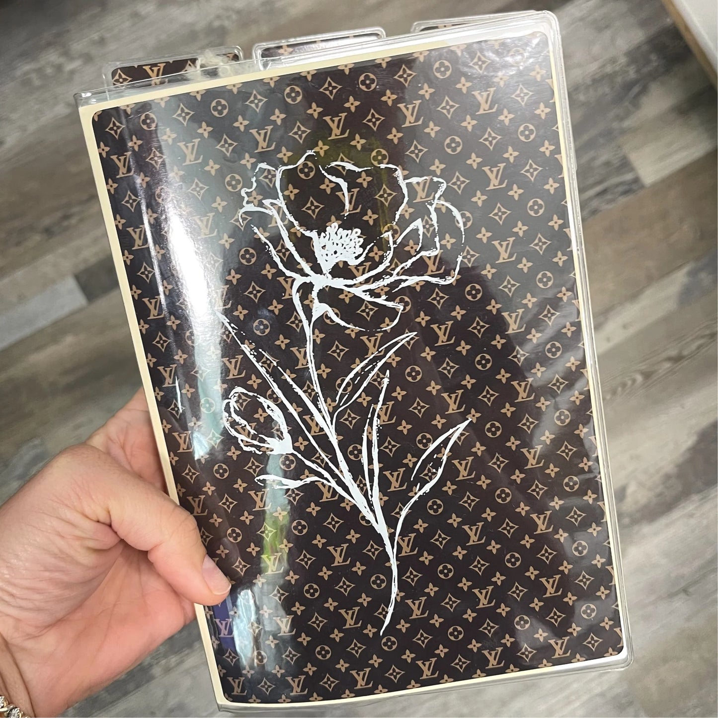 Floral Bloom Soft Vinyl Notebook Cover