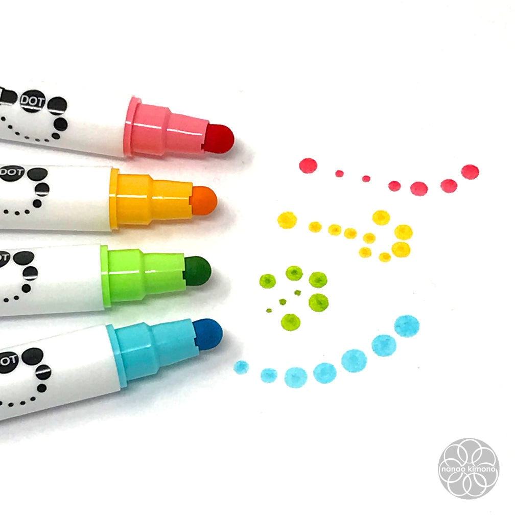 Kuretake Zig Clean Color Dot 4 Colour Set