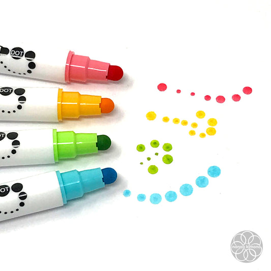 Kuretake Zig Clean Color Dot 4 Colour Set