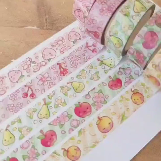 ACNH Fruits Washi Tape