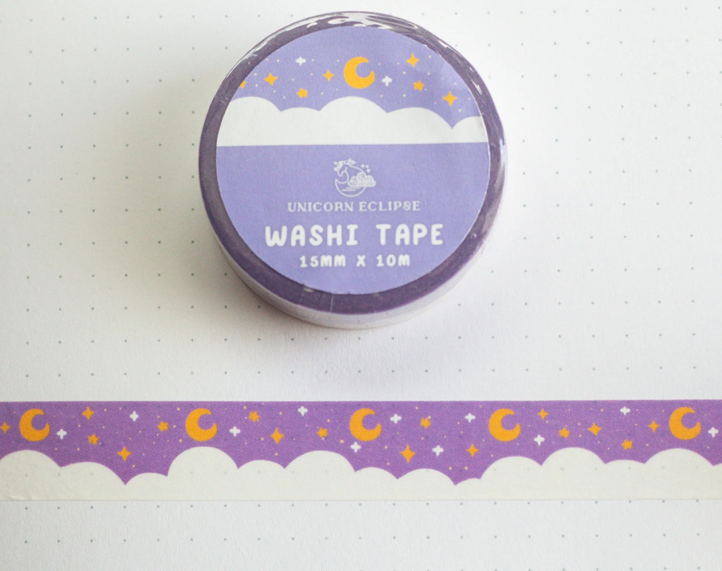 Purple Starry Sky Washi Tape
