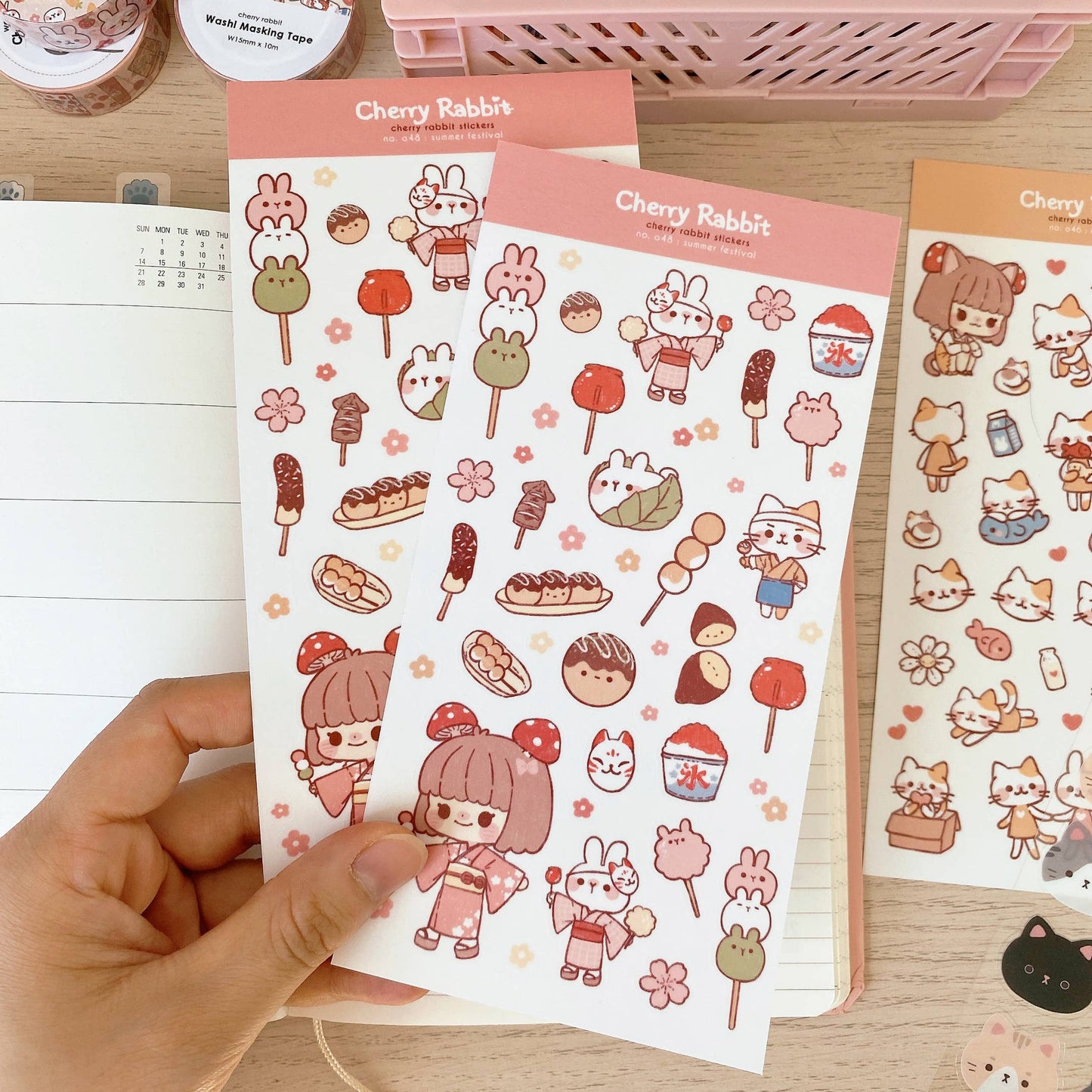 Summer Festival Sticker Sheet