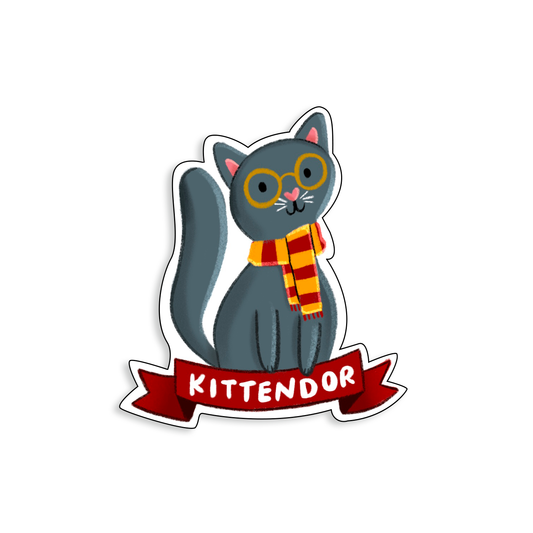 Magical Brave Cat Sticker