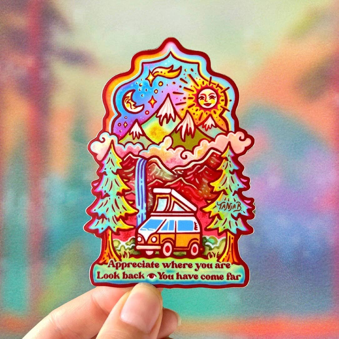 Appreciate Where You Are - Large Sticker
