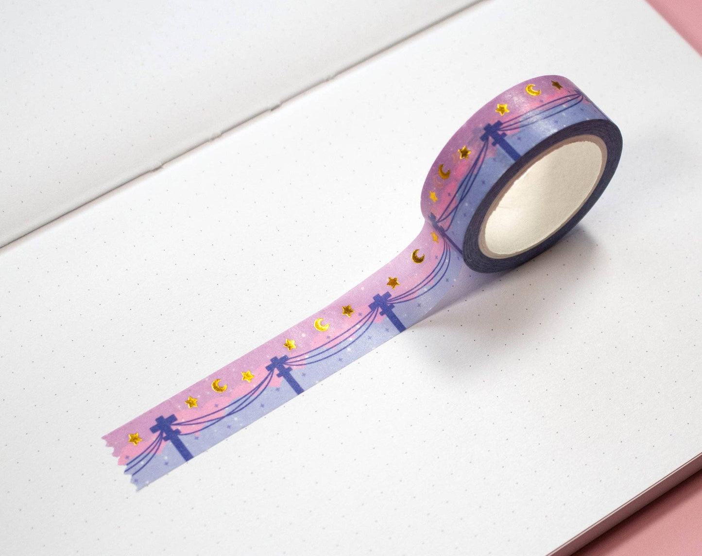 Powerlines Gold Foil Washi Tape