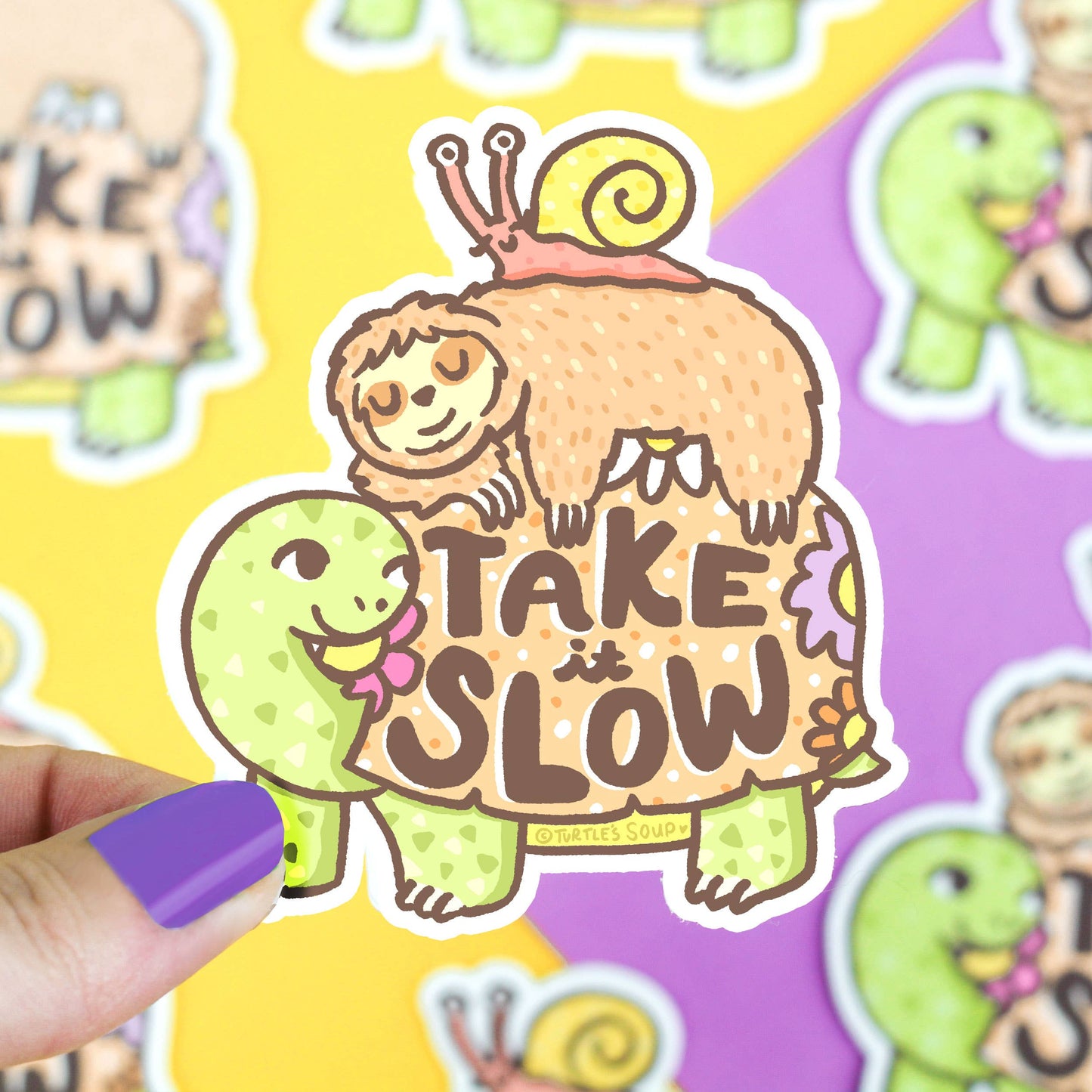 Take It Slow Vinyl Sticker