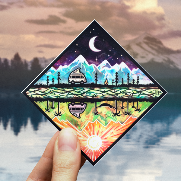 Another Time, Another Place - Large Sticker