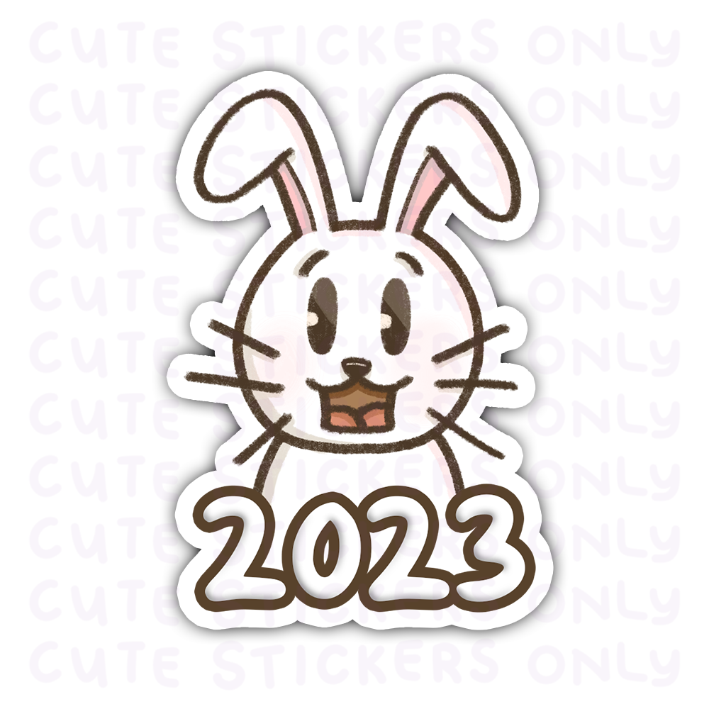 Lunar New Year 2023 Die Cut Stickers