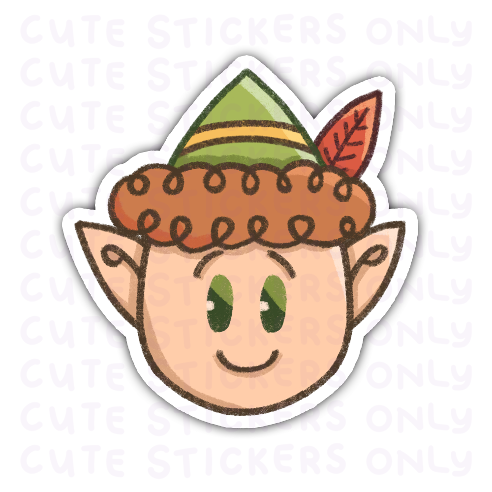 Festive Characters Die Cut Stickers