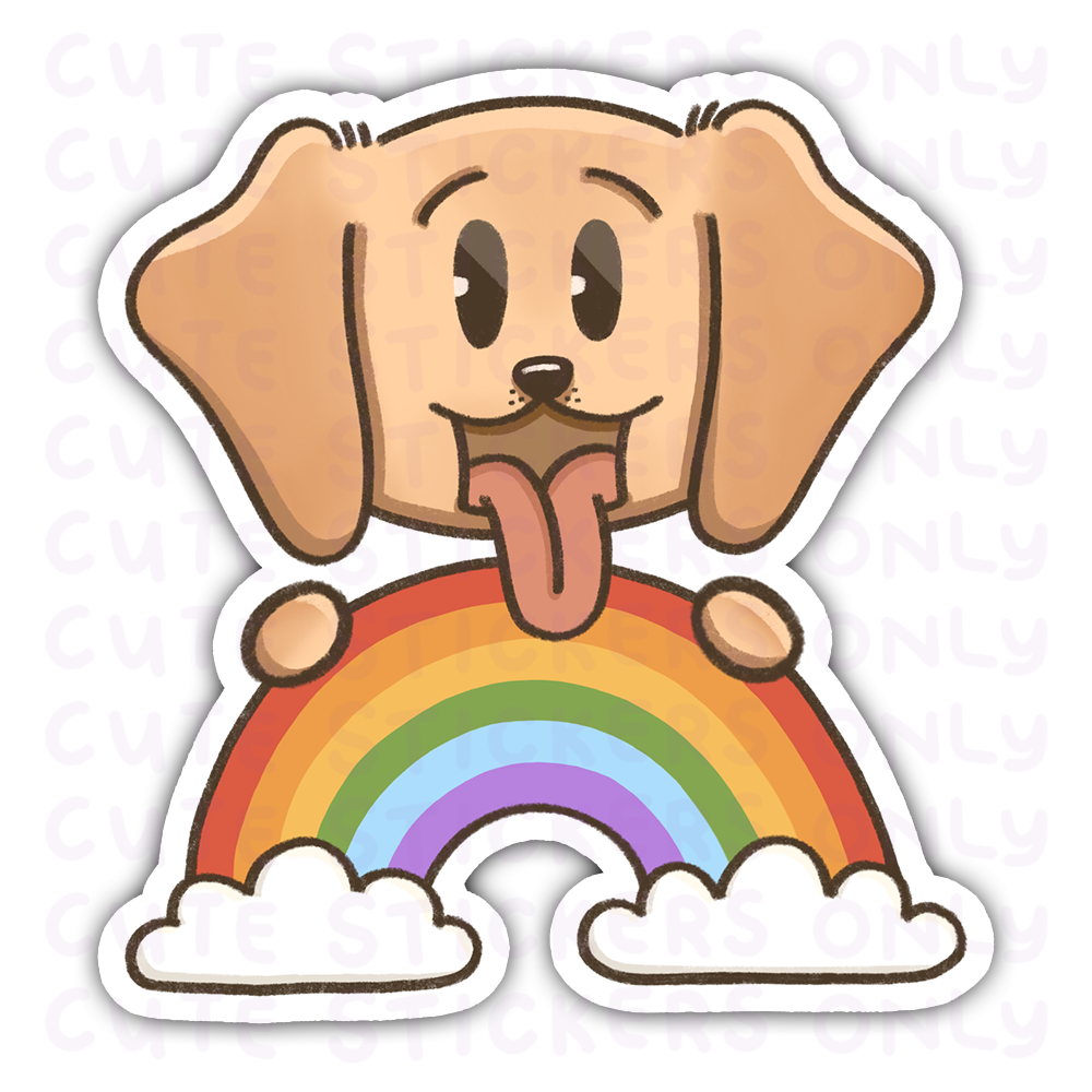 Rainbow - Joey and Cake Die Cut Stickers
