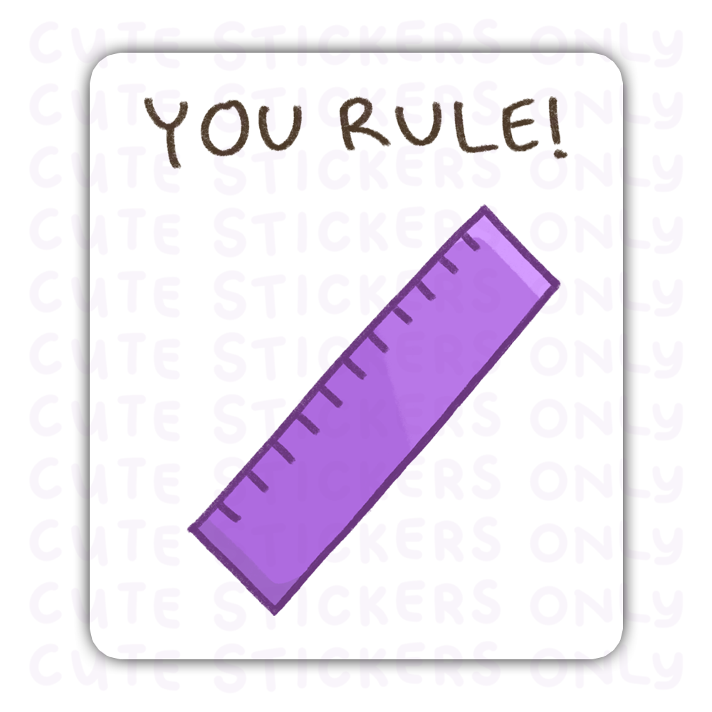 Maths Puns Rewards Die Cut Stickers
