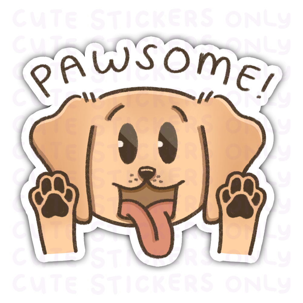 Pawsitive Thoughts - Joey and Cake Die Cut Stickers