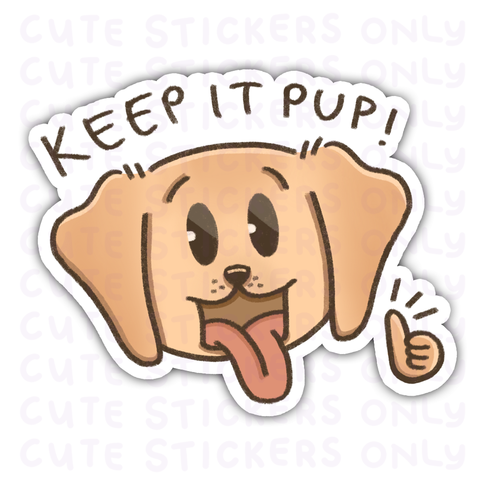 Pawsitive Thoughts - Joey and Cake Die Cut Stickers