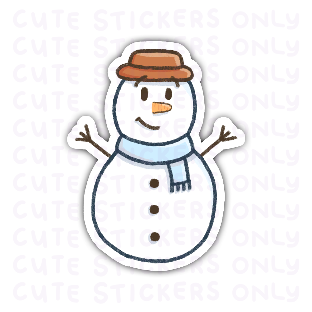 Festive Characters Die Cut Stickers