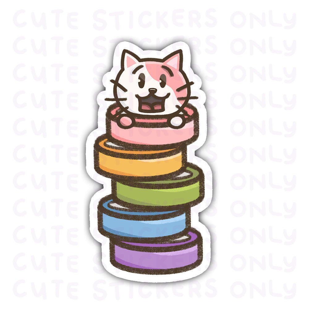 Rainbow Washi Stack - Joey and Cake Die Cut Stickers
