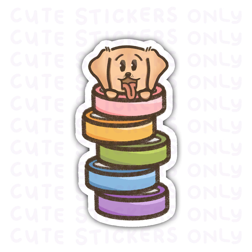 Rainbow Washi Stack - Joey and Cake Die Cut Stickers