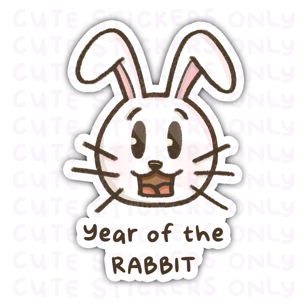 Lunar New Year 2023 Die Cut Stickers