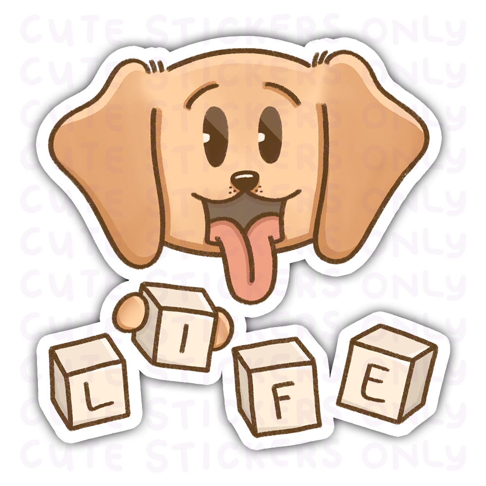 Carer - Joey and Cake Die Cut Stickers