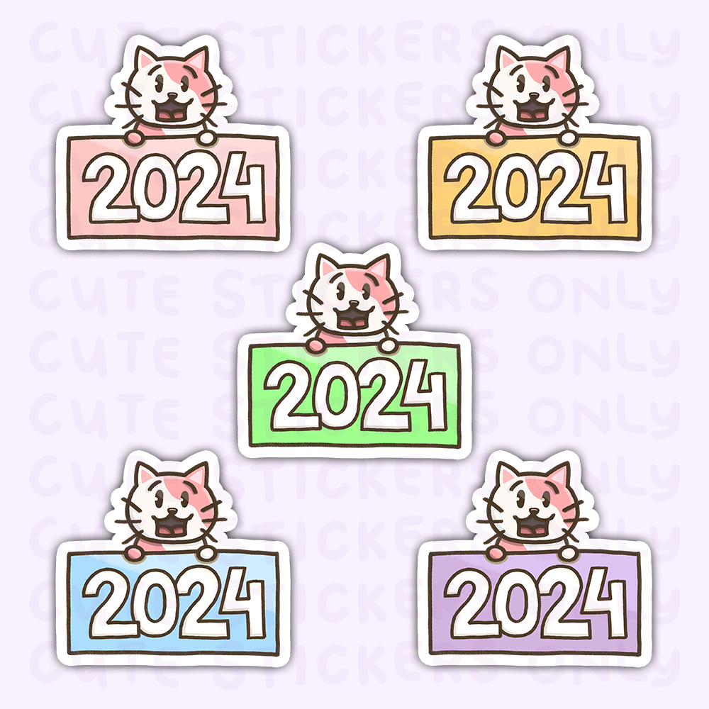 2024 - Joey and Cake Die Cut Stickers