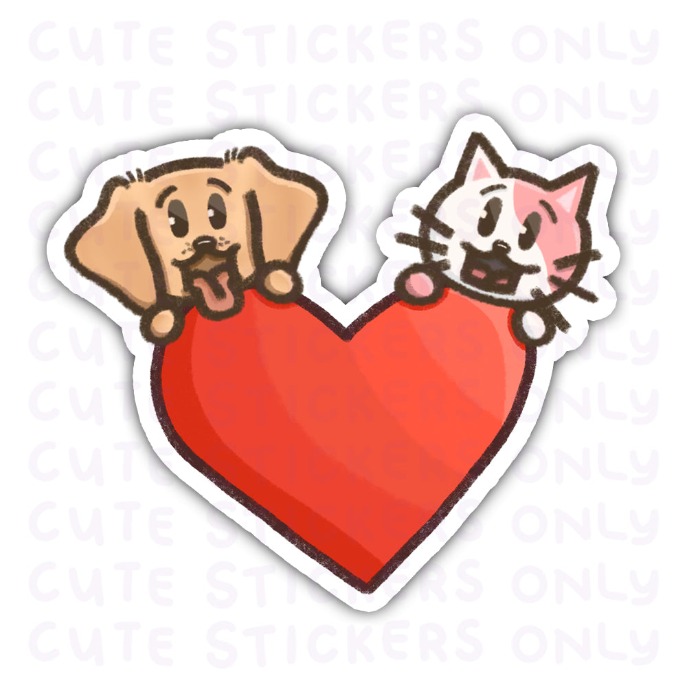 Lots of Love - Joey and Cake Die Cut Stickers