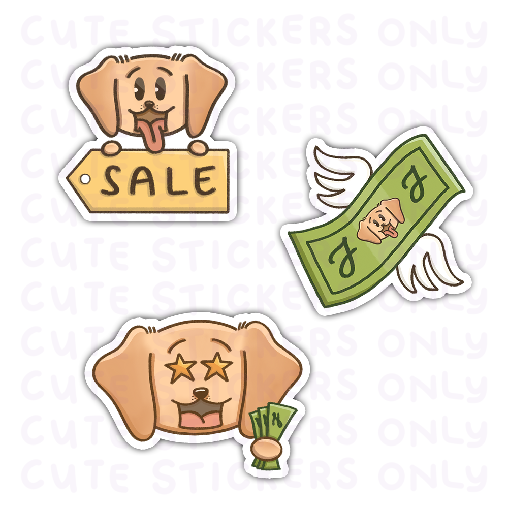 Sale - Joey and Cake Die Cut Stickers