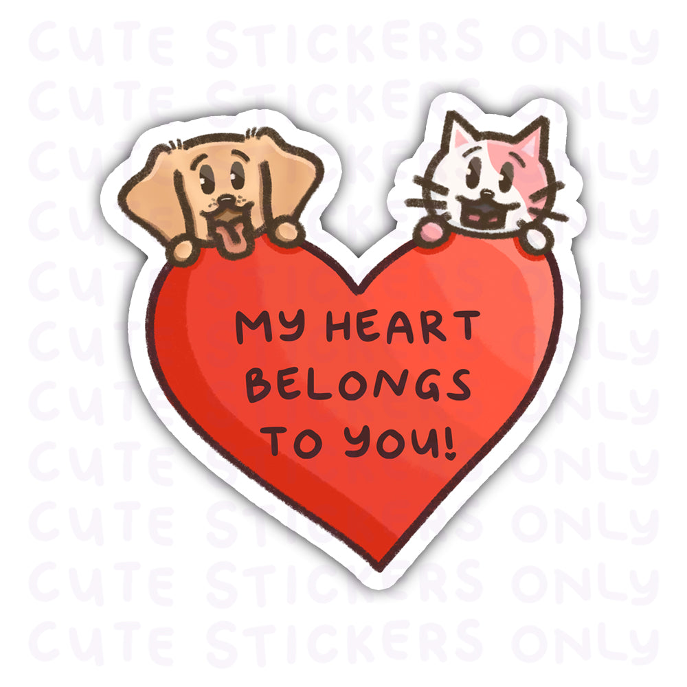 Lots of Love - Joey and Cake Die Cut Stickers
