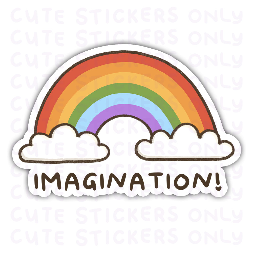 Rainbow - Joey and Cake Die Cut Stickers