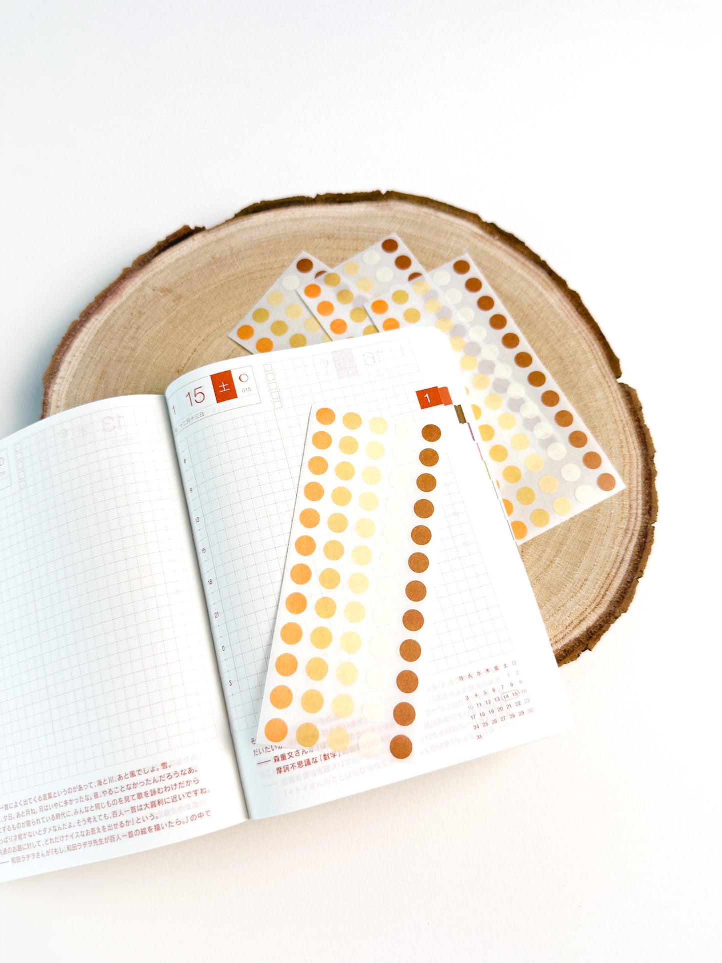Dessert-themed Washi Dots