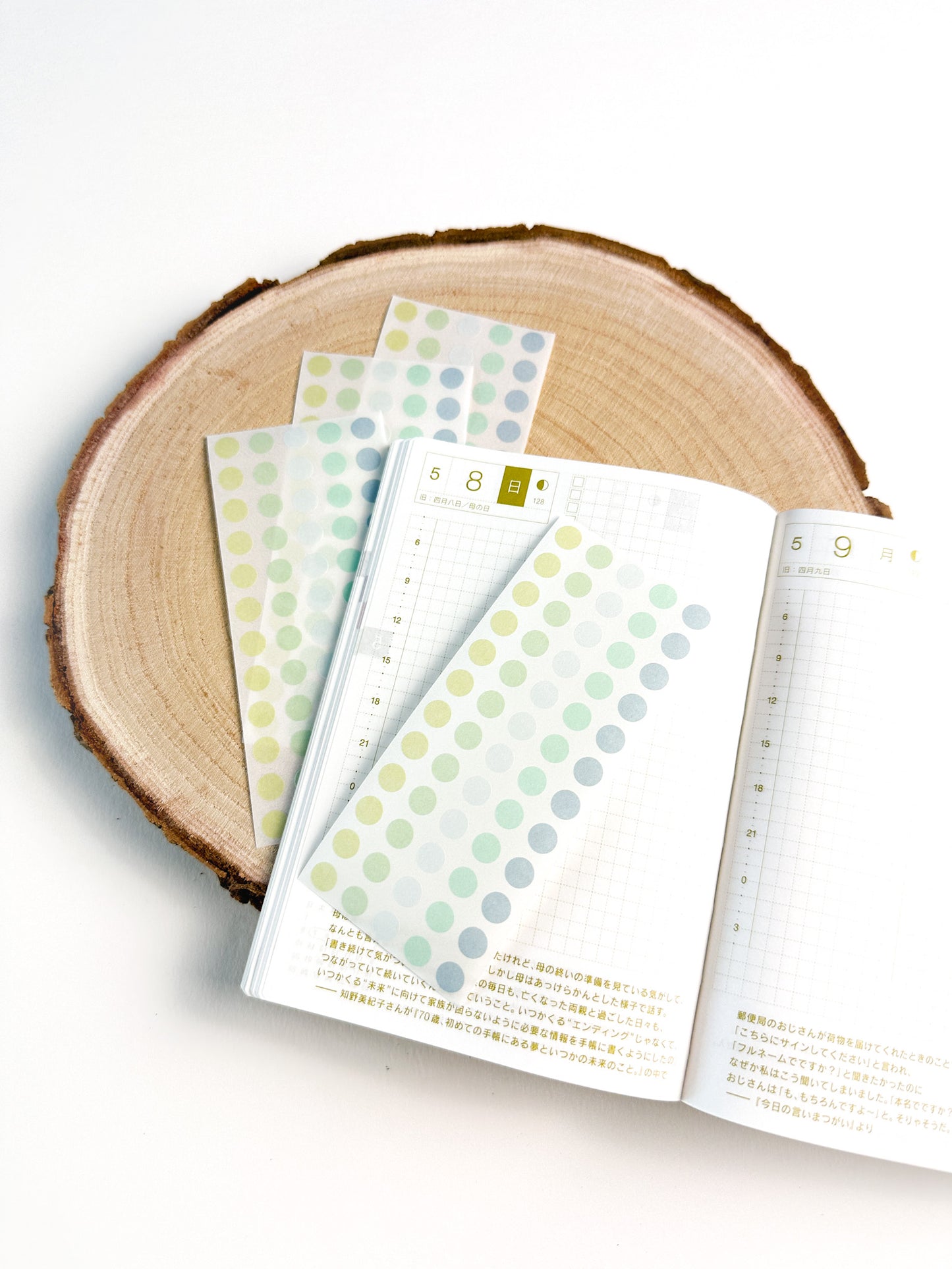 Dessert-themed Washi Dots