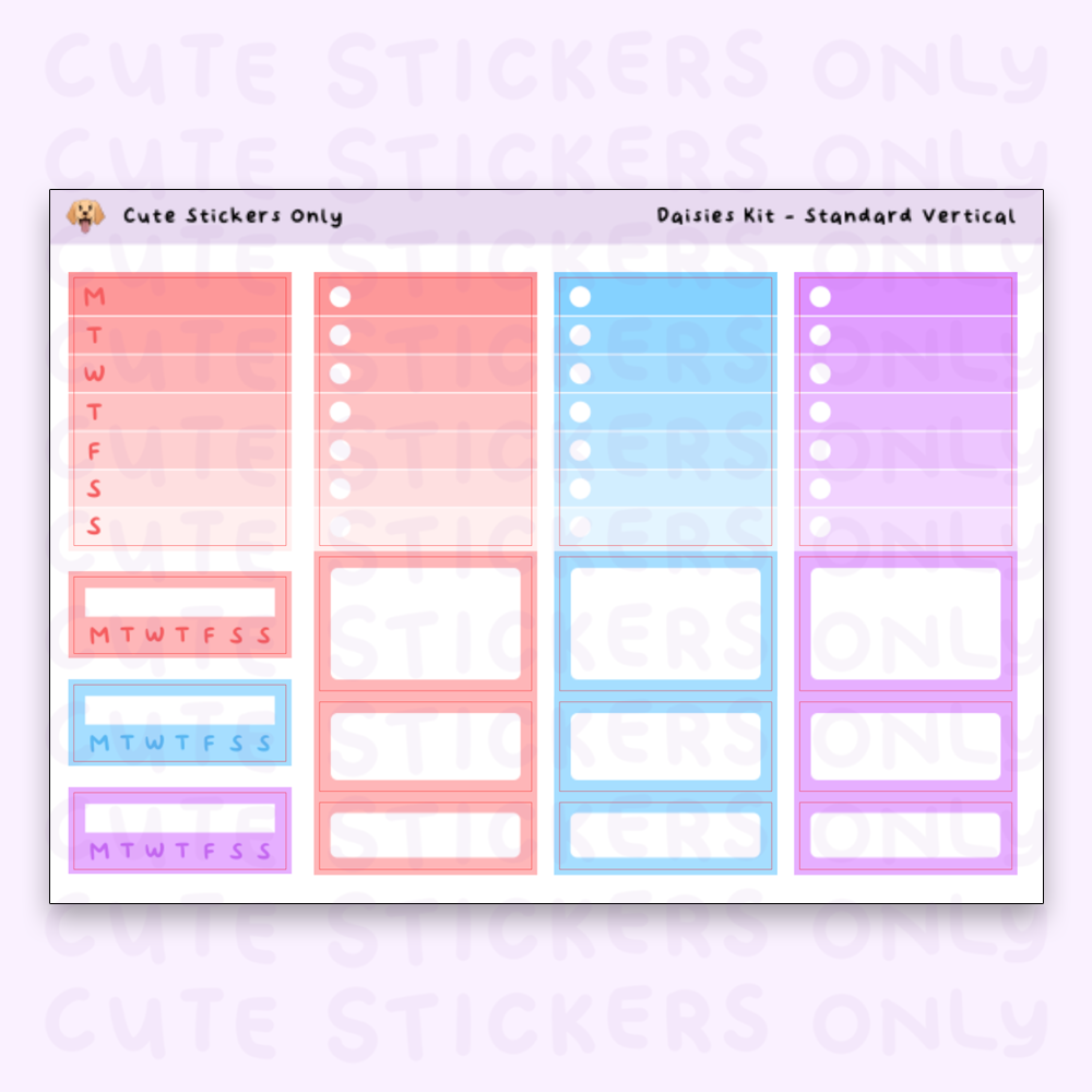Daisies Kit - Standard Vertical