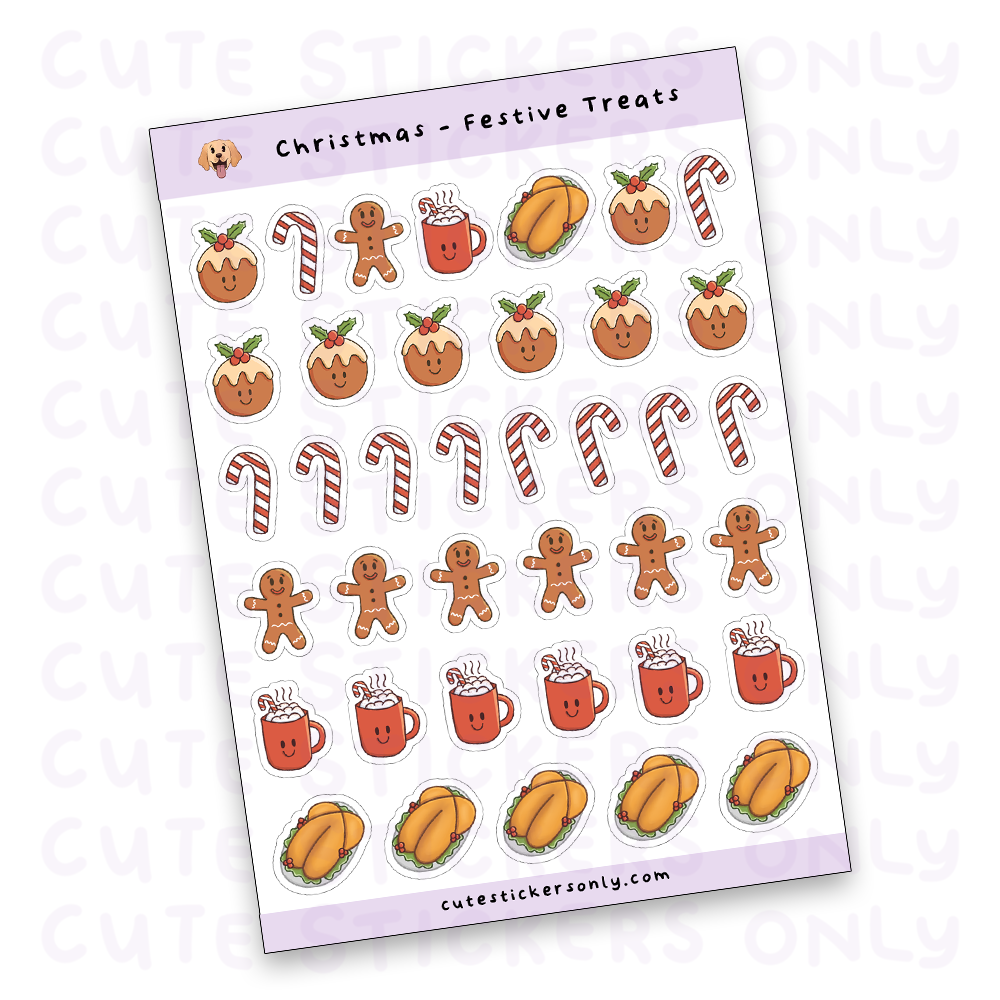 Festive Treats Sticker Sheet