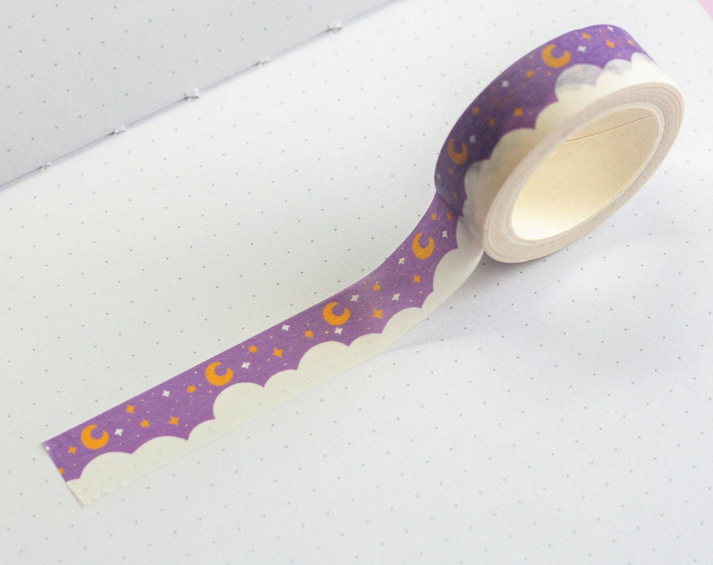 Purple Starry Sky Washi Tape
