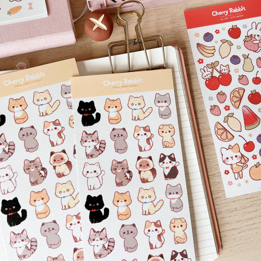 Cats Sticker Sheet