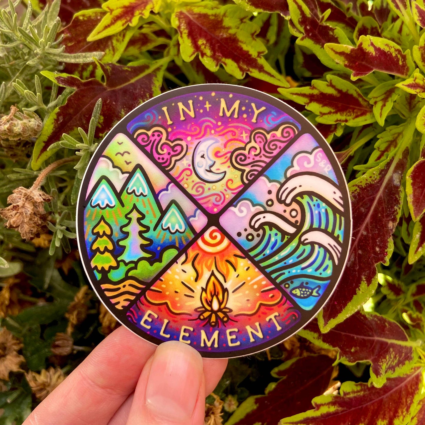 In My Element - Large Waterproof Sticker