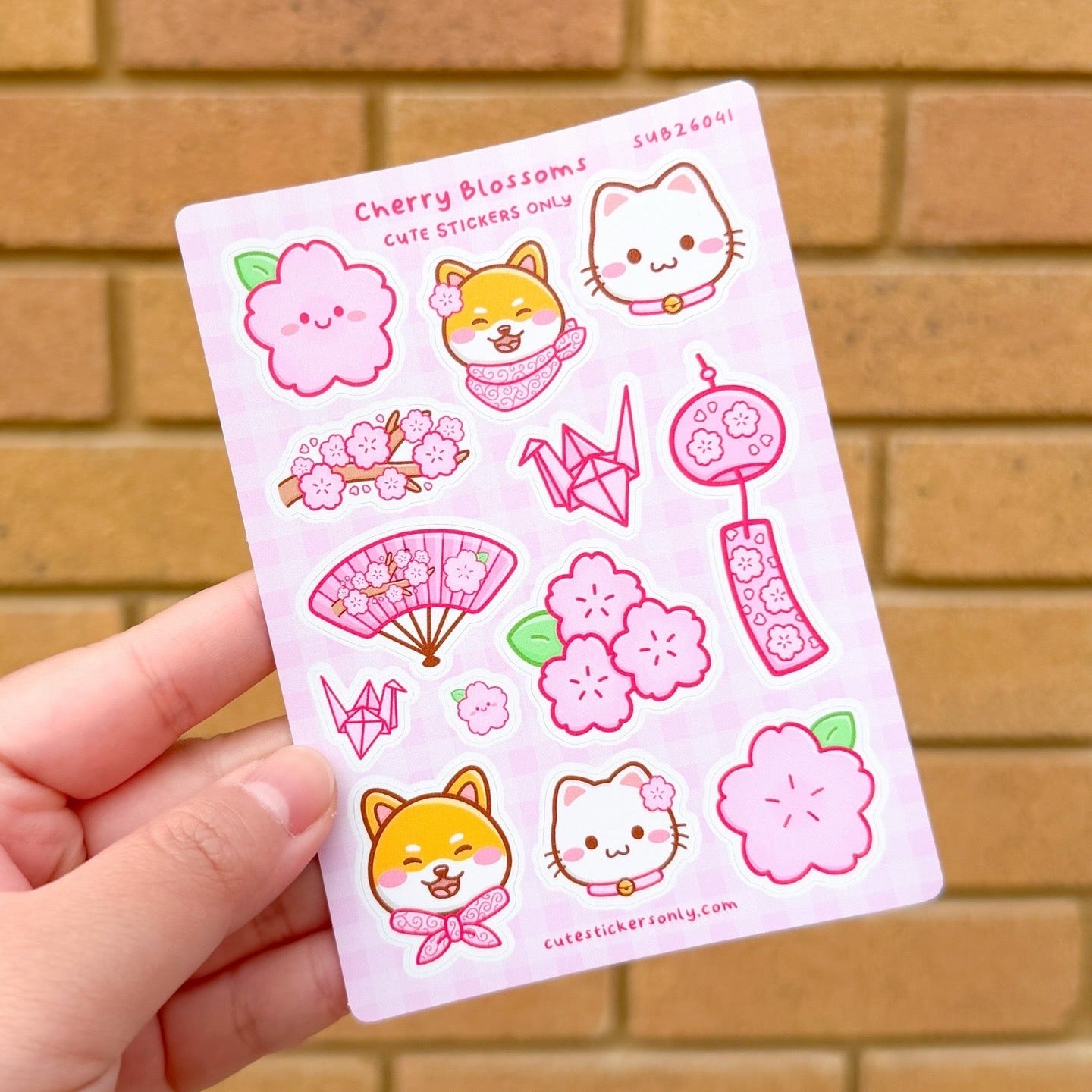 Cherry Blossoms - Sticker Sheet
