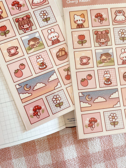Lovely Cottage Sticker Sheet