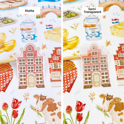 Holland - Semi-Transparent Sticker Sheet