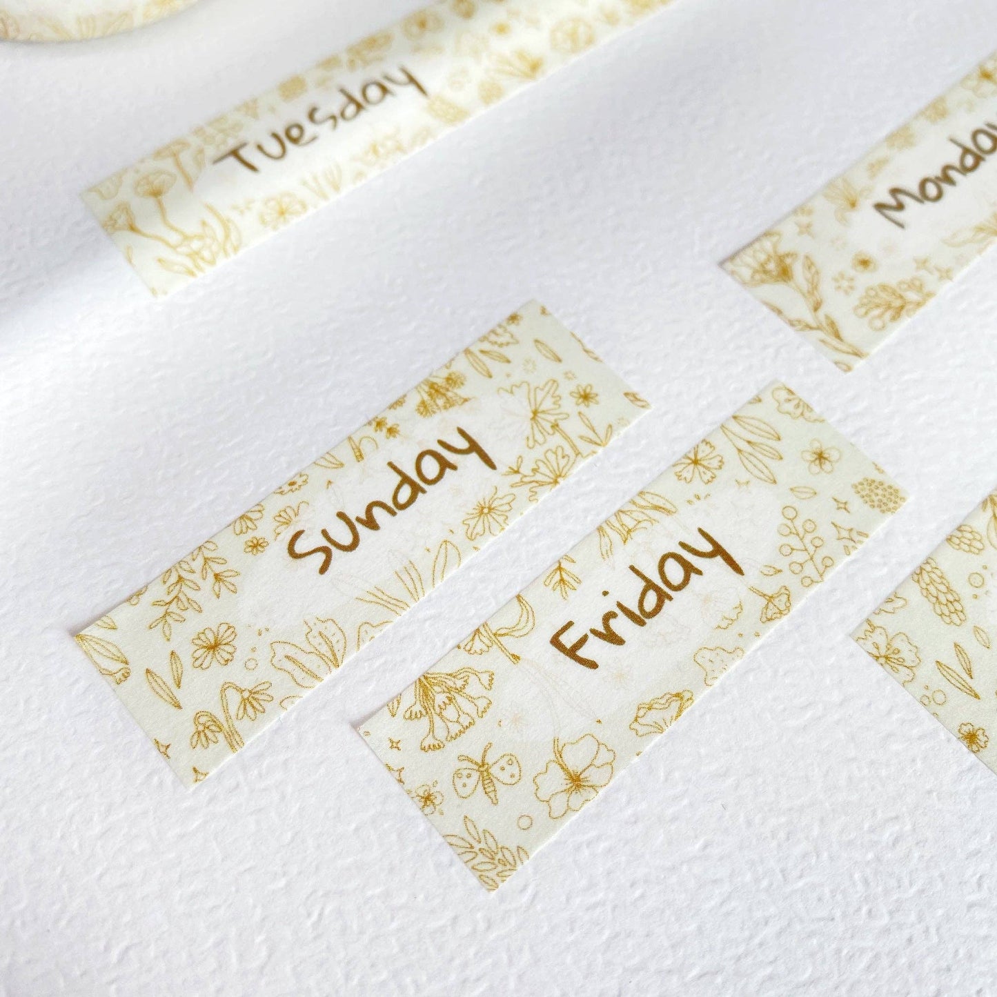 Days Of The Week - Washi Tape