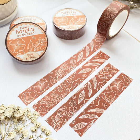 Flower Pattern - Washi Tape