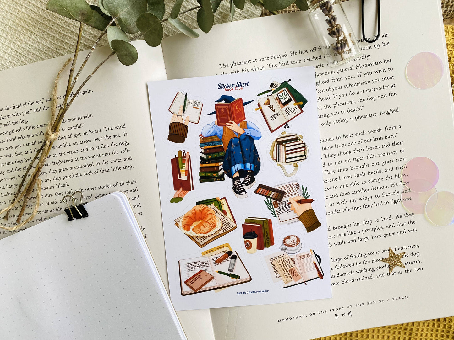 Book Club - Sticker Sheet