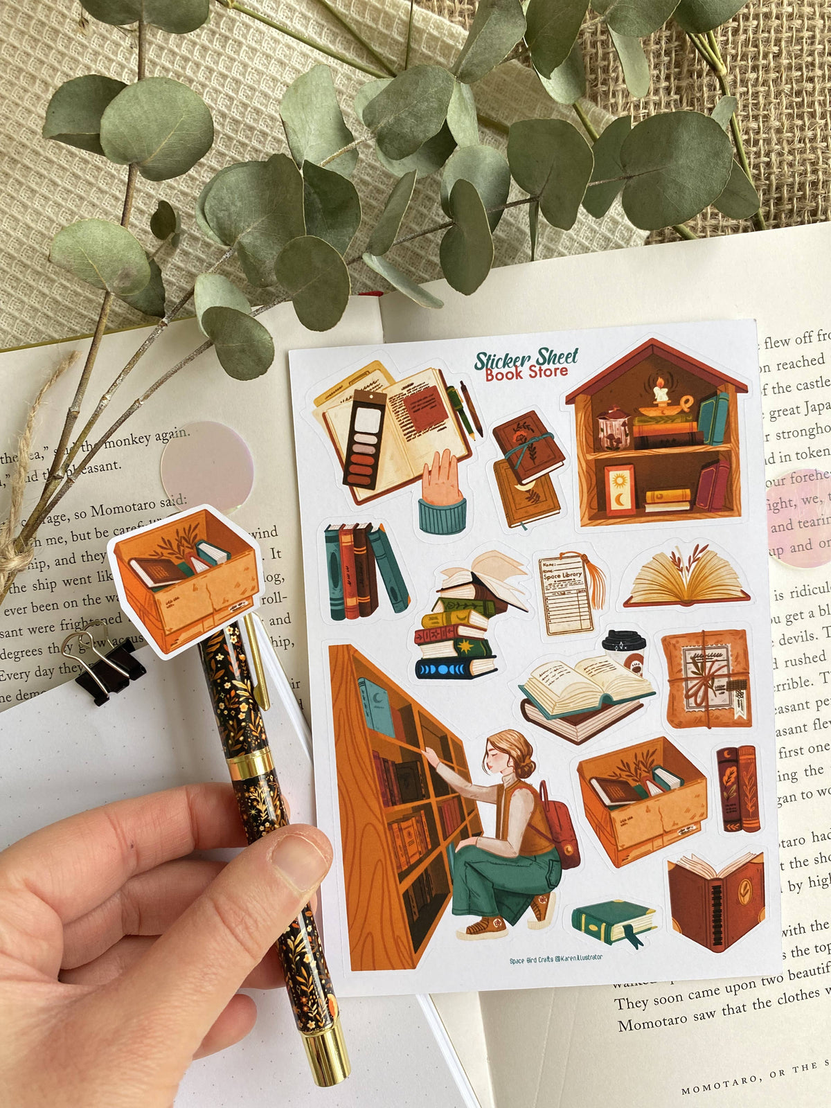 Book Store - Sticker Sheet