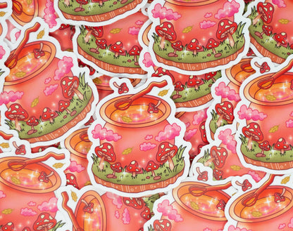 Mushroom Cauldron Sticker