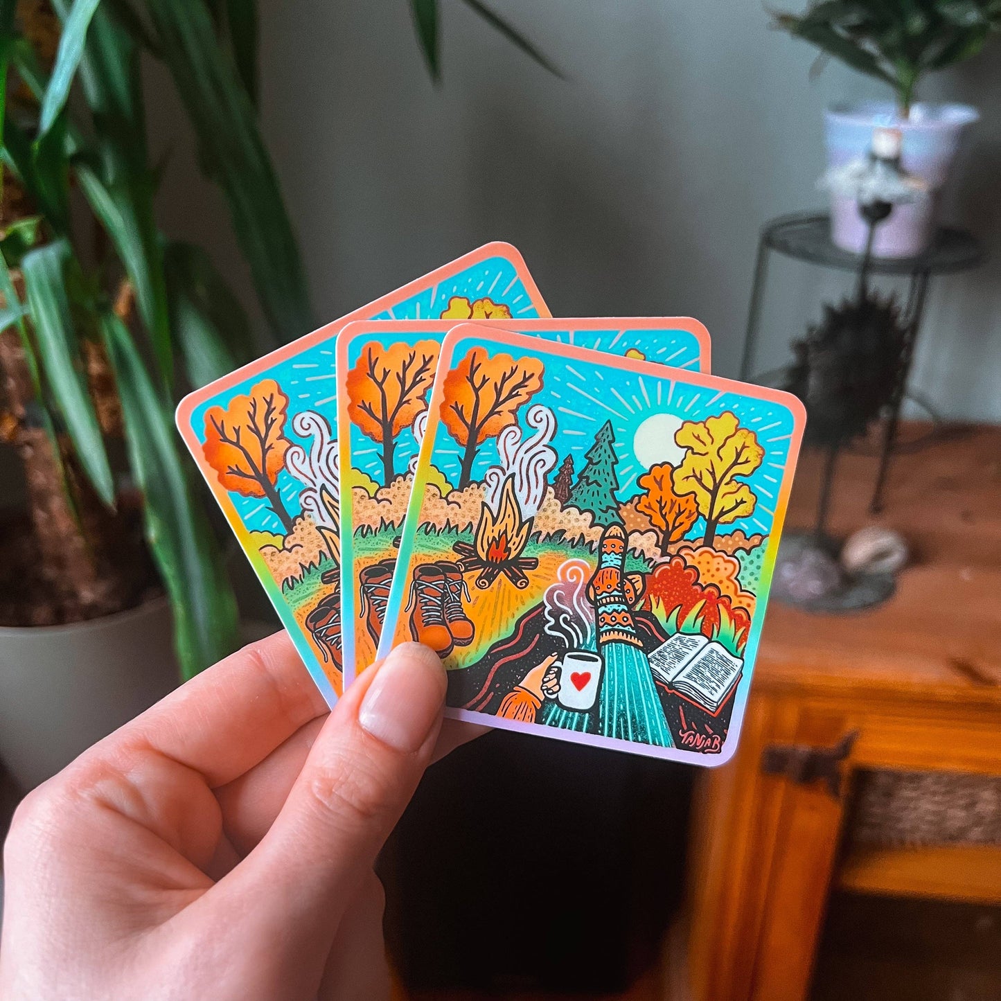 Slow Life - Large Waterproof Sticker