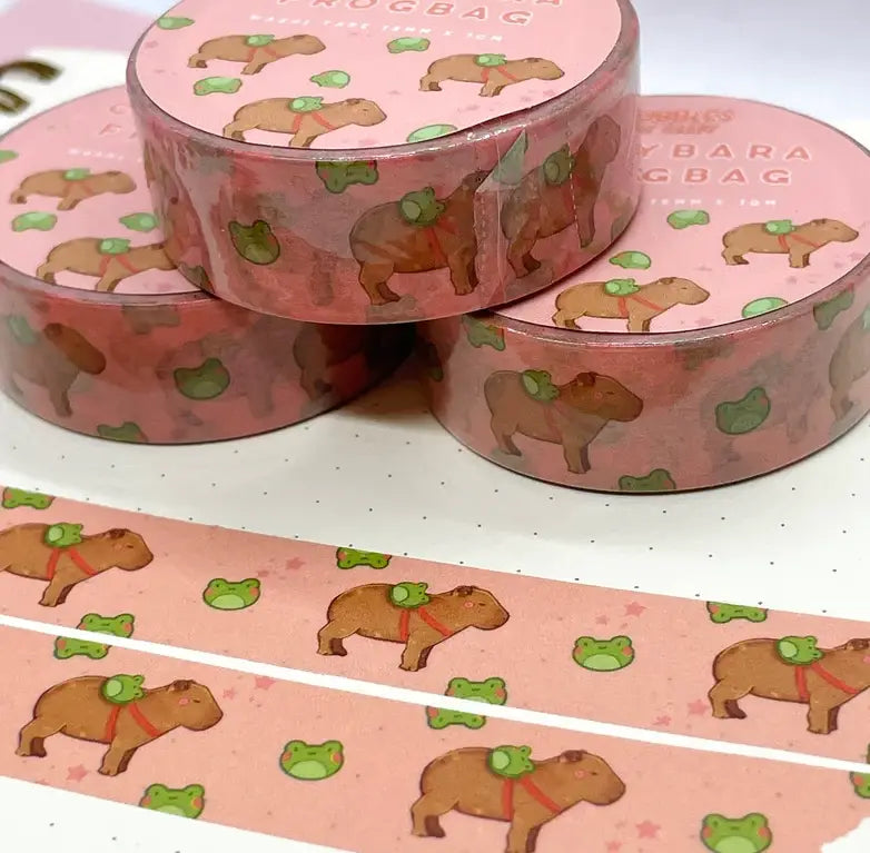 Cabypara Frog Bag Washi Tape