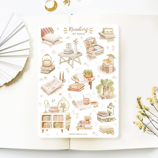 Reading At Home - Sticker Sheet