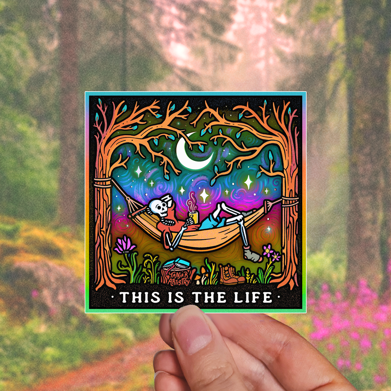 This is the Life - Large Waterproof Sticker