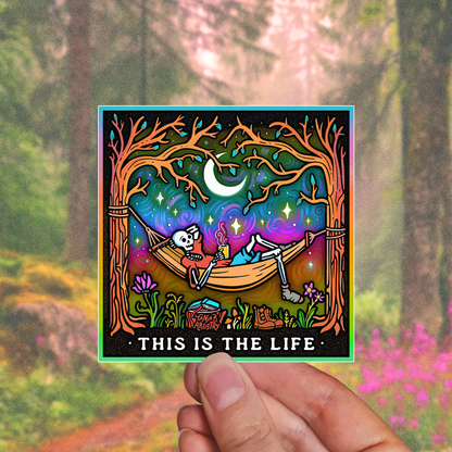 This is the Life - Large Waterproof Sticker